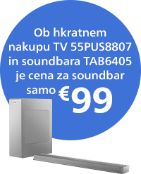 Android TV sprejemnik PHILIPS The One 55PUS8807