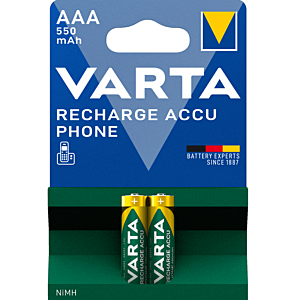 Baterije VARTA Recharge ACCU AAA 2/1