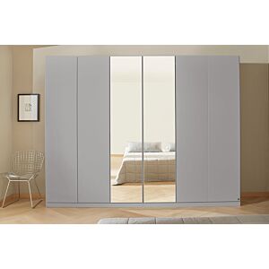 Garderobna omara VIEW 6D-Svileno siva