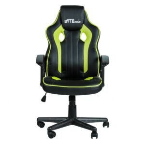 ByteZone TACTIC gaming stol (črno-zelen)