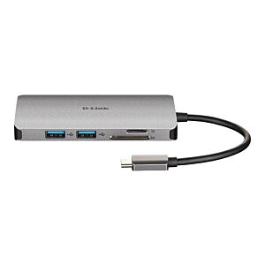 Priklopna postaja D-LINK 8-v-1 USB-C HUB, HDMI-LAN, USB