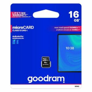 Spominska kartica GOODRAM microSD 16GB 100MB/s M1A