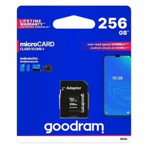 Spominska kartica GOODRAM microSD 256GB 100MB/s M1A