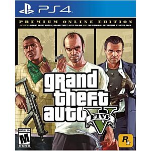 Grand Theft Auto 5 Premium Online Edition - GTA 5 (PS4)