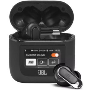 Brezžične ušesne slušalke JBL Tour Pro 2 TWS črne