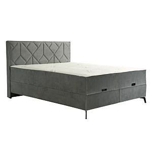Celotna postelja KRON-Siva-90x200 cm 