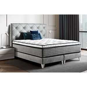 Celotna postelja SERTA MAGNIFIQUE-Siva-160x200 cm