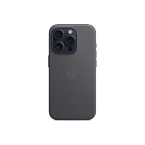 Apple FineWoven ovitek za iPhone 15 Pro z MagSafe - Črna (MT4H3ZM/A)