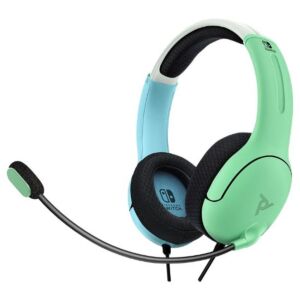 Žične slušalke PDP LVL40 Chat Headset za NINTENDO SWITCH - modro/zelene