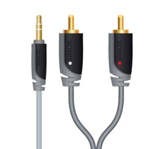 Avdio kabel stereo SINOX SXA3401 3,5mm - 2xRCA 1m
