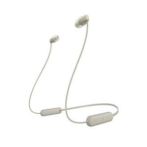 Brezžične slušalke SONY WI-C100C taupe