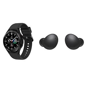 Pametna ura Samsung Galaxy Watch 4 Classic Bluetooth (46mm)-Črna + Brezžične slušalke SAMSUNG Galaxy BUDS 2 (SM-R177)-Črna