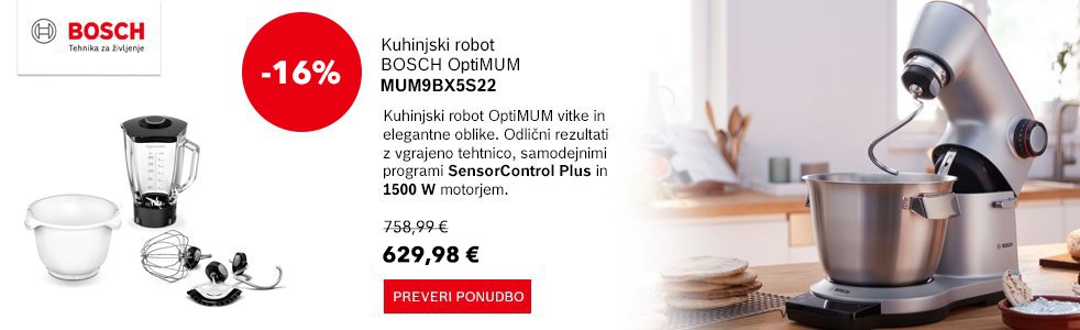 SLO - Category Banner [Kuhinjski roboti] - Bosch MUM9BX5S22