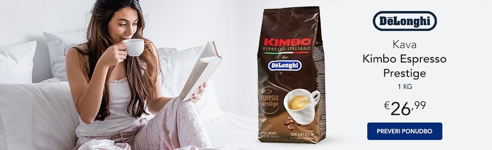 SLO - Category Banner [Kavne kapsule in kava] - Delonghi Kimbo Espresso Prestige 1 kg
