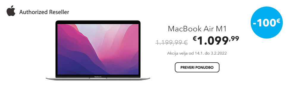 SLO - Category Banner [Apple] - Macbook akcija